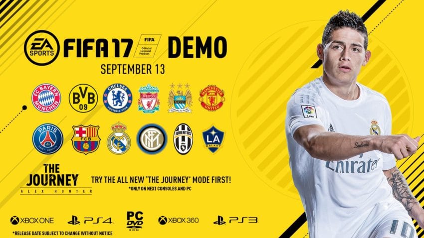 Demo Fifa 21 : Les clubs jouables dans la d&eacute;mo