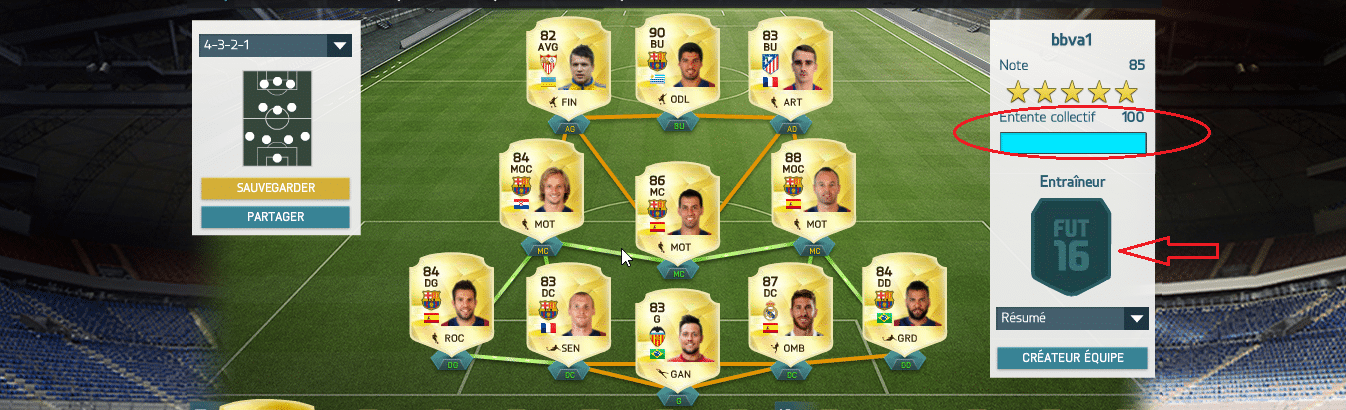 Entraineurs FUT