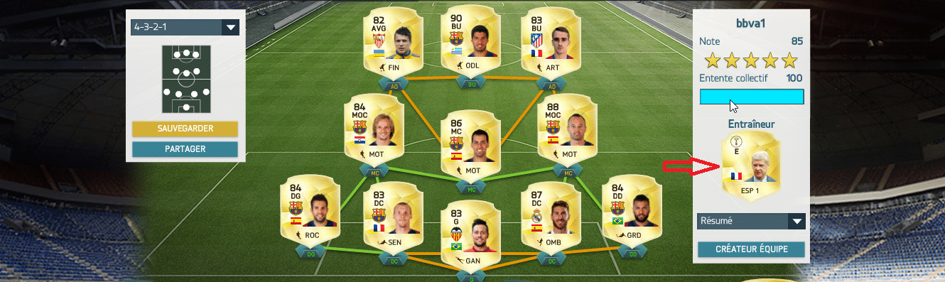Entraineurs FUT